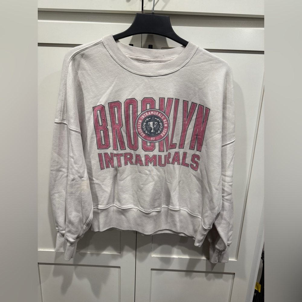 Abercrombie & Fitch Soft Collection Cream Sweatshirt